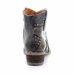 Corral Boots Q5025 Circle G Women's Blue Star Inlay & Studs Ankle Boots 13 Corral Boots Q5025 Circle G Women's Blue Star Inlay & Studs Ankle Boots -Western Store MobilePdpHeroImage