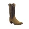 N1679.73 Lucchese Bootmaker Men's SUTTON Espresso Suede Boot -Western Store N167973 R01 C04
