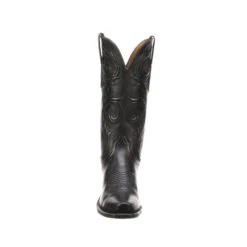 N4783.74 Lucchese Women's NICOLE Black Jersey Calf Boot -Western Store N478374 R01 C07
