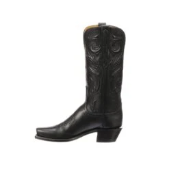 N4783.74 Lucchese Women's NICOLE Black Jersey Calf Boot -Western Store N478374 R01 C13