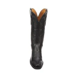 N4783.74 Lucchese Women's NICOLE Black Jersey Calf Boot -Western Store N478374 R02 C07
