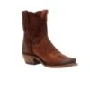 N4840.S54 Lucchese Women's ELENA Rust Suede Shortie Boot 1 N4840.S54 Lucchese Women's ELENA Rust Suede Shortie Boot -Western Store N4840S54 R01 C04