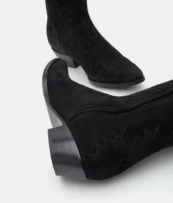 TWCL004-5 Tumbleweed Boots Women's NATALIE Black Suede Tall Boot -Western Store NATALIE4