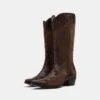 TWCL004-2 Tumbleweed Boots Women's NATALIE Chocolate Suede Tall Boot