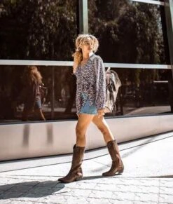 TWCL004-2 Tumbleweed Boots Women's NATALIE Chocolate Suede Tall Boot -Western Store NATALIECHOC5