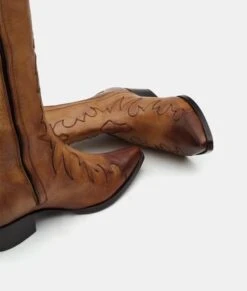 TWCL004-3 Tumbleweed Boots Women's NATALIE Tan Cowhide Tall Boot 9 TWCL004-3 Tumbleweed Boots Women's NATALIE Tan Cowhide Tall Boot -Western Store NATALIETAN4