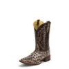 MD6515 Nocona Boots MCCLOUD TOBACCO FULL QUILL Ostrich -Western Store NBC MD6515