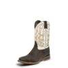 NB3002 Nocona Boots DEPUTY CHOCOLATE Corteza With Rubber Sole And Cushion Insole -Western Store NBC NB3002