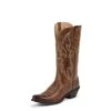 NL1604 Nocona Boots Women's LANTANA BROWN British Tan Deertanned Cow Boot -Western Store NBC NL1604