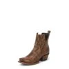 NL1650 Nocona Boots Women's PRIMROSE Tan Terrain Posh Bootie -Western Store NBC NL1650