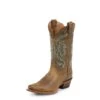 NL5009 Nocona Boots Women's BLUEBONNET TAN Old West Boot -Western Store NBC NL5009 2