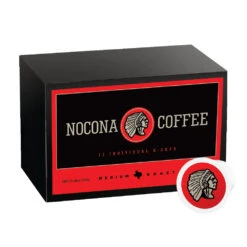 NCK007 Nocona Coffee K CUP MEDIUM ROAST Pack Of 12