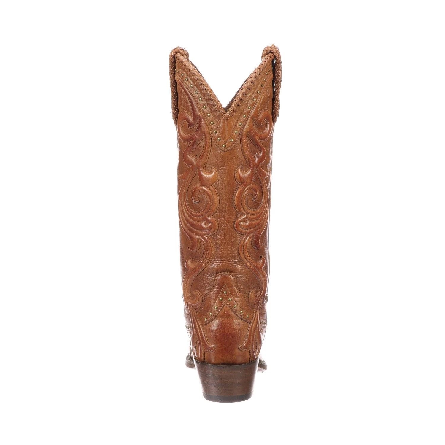 GY4501.S54 Lucchese Women's SARATOGA Cognac Burn Baby Buff Snip Toe Boot 6 GY4501.S54 Lucchese Women's SARATOGA Cognac Burn Baby Buff Snip Toe Boot - Image 4