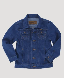 84145PW Wrangler Kid's Western Original Cowboy Cut Denim Jacket