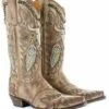 L3092-2 Old Gringo Women's TONKAWA Beige Steer Boot