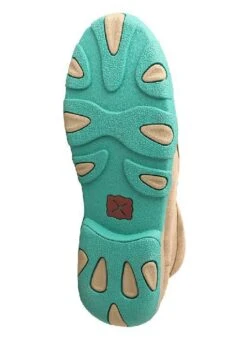 WDM0020 Twisted X Women’s Driving Moccasins – Bomber/Turquoise -Western Store WDM0020 6