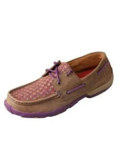 WDM0025 Twisted X Women’s Driving Moccasins – Bomber/Purple