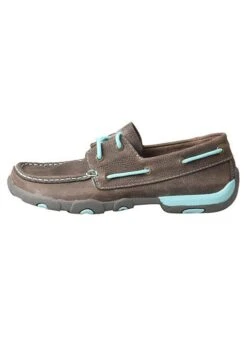 WDM0098 Twisted X Women’s Driving Moccasins – Grey/Light Blue 12 WDM0098 Twisted X Women’s Driving Moccasins – Grey/Light Blue -Western Store WDM0098 LT 510x700 1