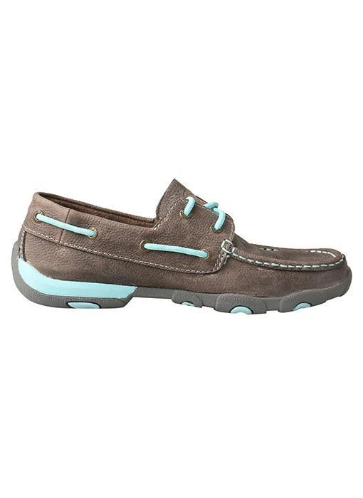 WDM0098 Twisted X Women’s Driving Moccasins – Grey/Light Blue 8 WDM0098 Twisted X Women’s Driving Moccasins – Grey/Light Blue - Image 6