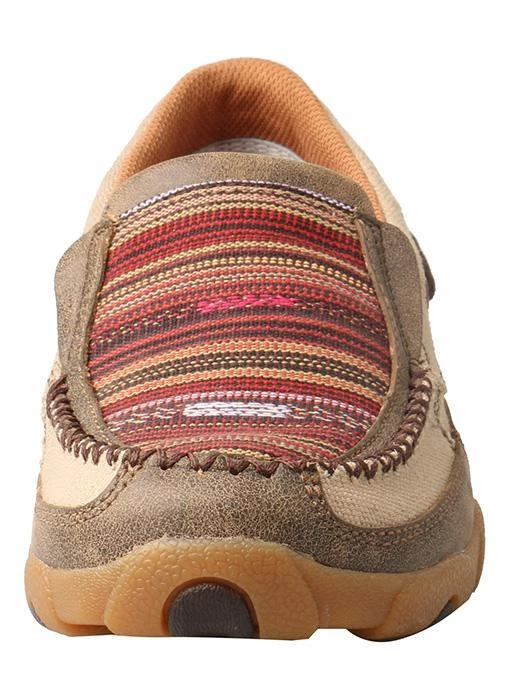WDMS013 Twisted X Women’s ECO TWX Slip-On Driving Moccasins – Khaki/Multi 5 WDMS013 Twisted X Women’s ECO TWX Slip-On Driving Moccasins – Khaki/Multi - Image 3