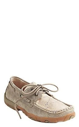 WDM0120 Twisted X Women's Dusty Tan Snake Print Moccasin 4 WDM0120 Twisted X Women's Dusty Tan Snake Print Moccasin - Image 2