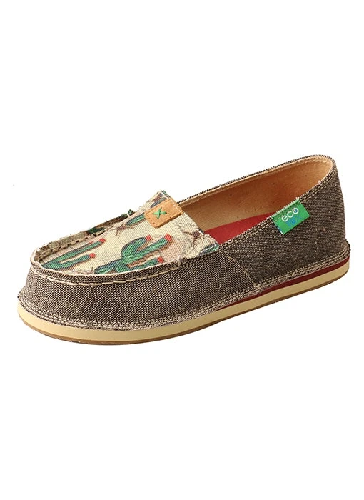 YCL0001 Twisted X Kid’s Slip-On Loafer Dust / Cactus Print 3 YCL0001 Twisted X Kid’s Slip-On Loafer Dust / Cactus Print
