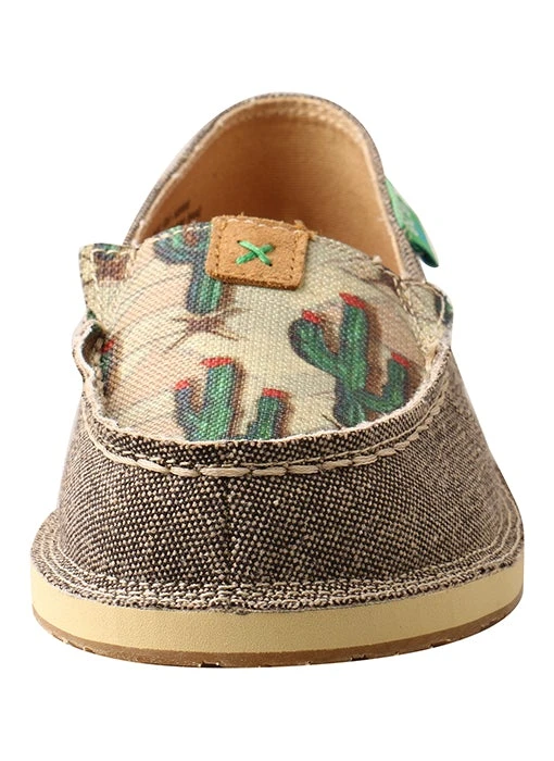 YCL0001 Twisted X Kid’s Slip-On Loafer Dust / Cactus Print 6 YCL0001 Twisted X Kid’s Slip-On Loafer Dust / Cactus Print - Image 4