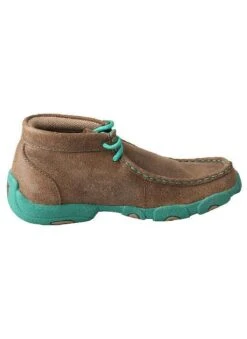 YDM0017 Twisted X Kid’s Driving Moccasins – Bomber/Turquoise -Western Store YDM0017 3
