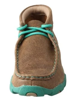 YDM0017 Twisted X Kid’s Driving Moccasins – Bomber/Turquoise -Western Store YDM0017 4