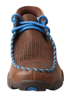 YDM0027 Twisted X Kid’s Driving Moccasins – Brown/Blue -Western Store YDM0027 FR 510x700 40c6e4ef 9394 48b6 8108 95edee4d677e