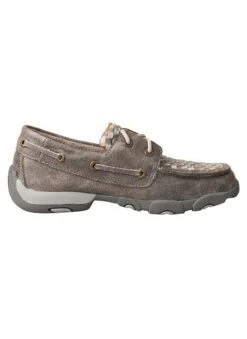 YDM0039 Twisted X Kid’s Driving Moccasins – Grey -Western Store YDM0039 RT 510x700 1