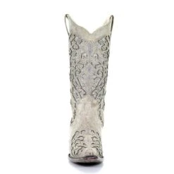 Corral Boots A3322 Corral Women's MARTINA WHITE Glitter Inlay Boot -Western Store a3322 4