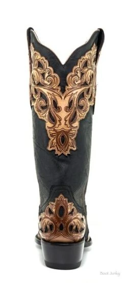 YL346-1 Yippee Ki Yay By Old Gringo Women's MACKENZIE 13" Black Snip Toe Boot -Western Store boot 86 62490.1566771462
