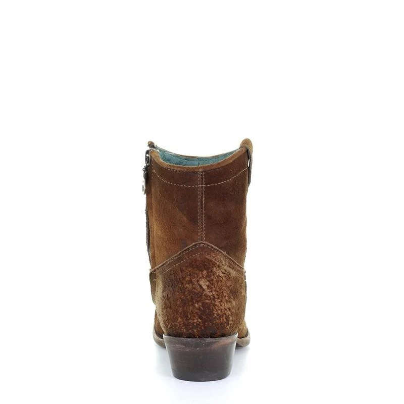 Corral Boots C1064 Corral Women's EUDORA Brown Lambskin Bootie 4 Corral Boots C1064 Corral Women's EUDORA Brown Lambskin Bootie - Image 2