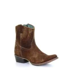 Corral Boots C1064 Corral Women's EUDORA Brown Lambskin Bootie