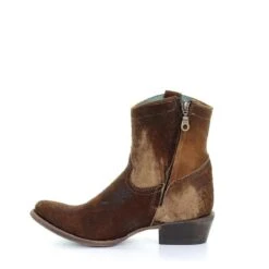 Corral Boots C1064 Corral Women's EUDORA Brown Lambskin Bootie 11 Corral Boots C1064 Corral Women's EUDORA Brown Lambskin Bootie -Western Store c1064 5
