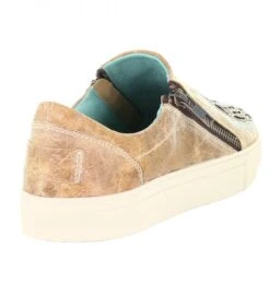 Corral Boots E1553 Corral Women's Straw Heart & Wings Inlay Sneaker -Western Store corral saddle heart wings and peace sneakers e1553 08e