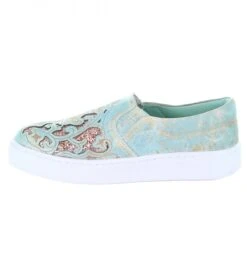 Corral Boots E1564 Corral Women's Turquoise / Pink Inlay & Embroidery Sneaker 9 Corral Boots E1564 Corral Women's Turquoise / Pink Inlay & Embroidery Sneaker -Western Store corral turquoise with brown glitter inlay sneaker e1564 ac2