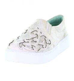 Corral Boots E1562 Corral Women's White Inlay Sneakers