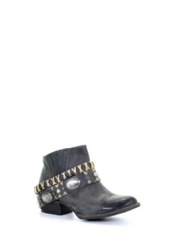 Corral Boots Q5064 Circle G Women's URBAN Black Harness Ankle Boot