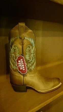 NL5009 Nocona Boots Women's BLUEBONNET TAN Old West Boot -Western Store d98562daceb5252daf4b0ef8dc98991b