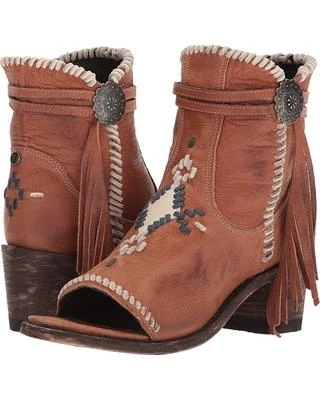 DDBL025-2 Double D Ranch TUSKEGEE Cognac Sandal Block Heel 3 DDBL025-2 Double D Ranch TUSKEGEE Cognac Sandal Block Heel