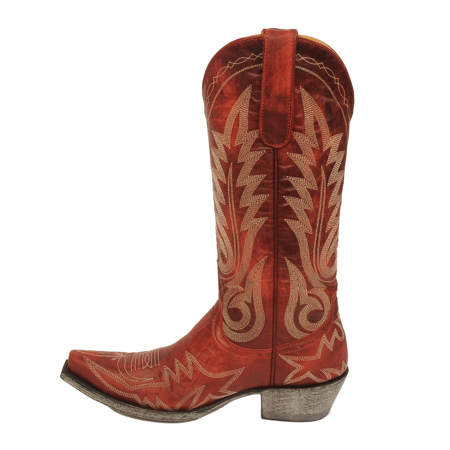 L175-262 Old Gringo Women's NEVADA Red Snip Toe Boot 6 L175-262 Old Gringo Women's NEVADA Red Snip Toe Boot - Image 4
