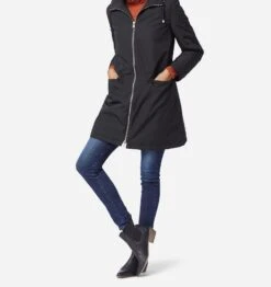 TE203-82983 Pendleton Woolen Mills TECHRAIN HODDED Walker Coat / Jacket - BLACK -Western Store fullsizeoutput d