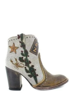 BL3086-2 Old Gringo Women's GALENA Route 66 Collection Short Boot -Western Store galena in white bl3086 2 r