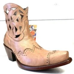 YBL370-3 Yippee Ki Yay By Old Gringo Women's DEVA Taupe / Tan Bootie -Western Store image 17280d4b e724 42c6 9b89 27a9ba4259ce