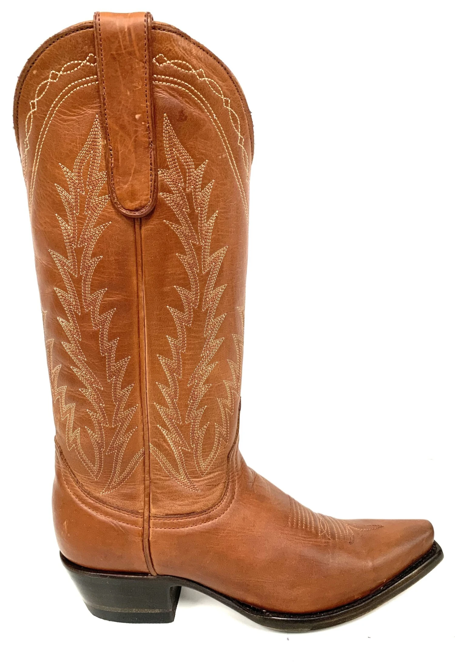 NOL012-2 Old Boot Factory Women's ALOYSIA Sugar Brass Brown Boot 3 NOL012-2 Old Boot Factory Women's ALOYSIA Sugar Brass Brown Boot