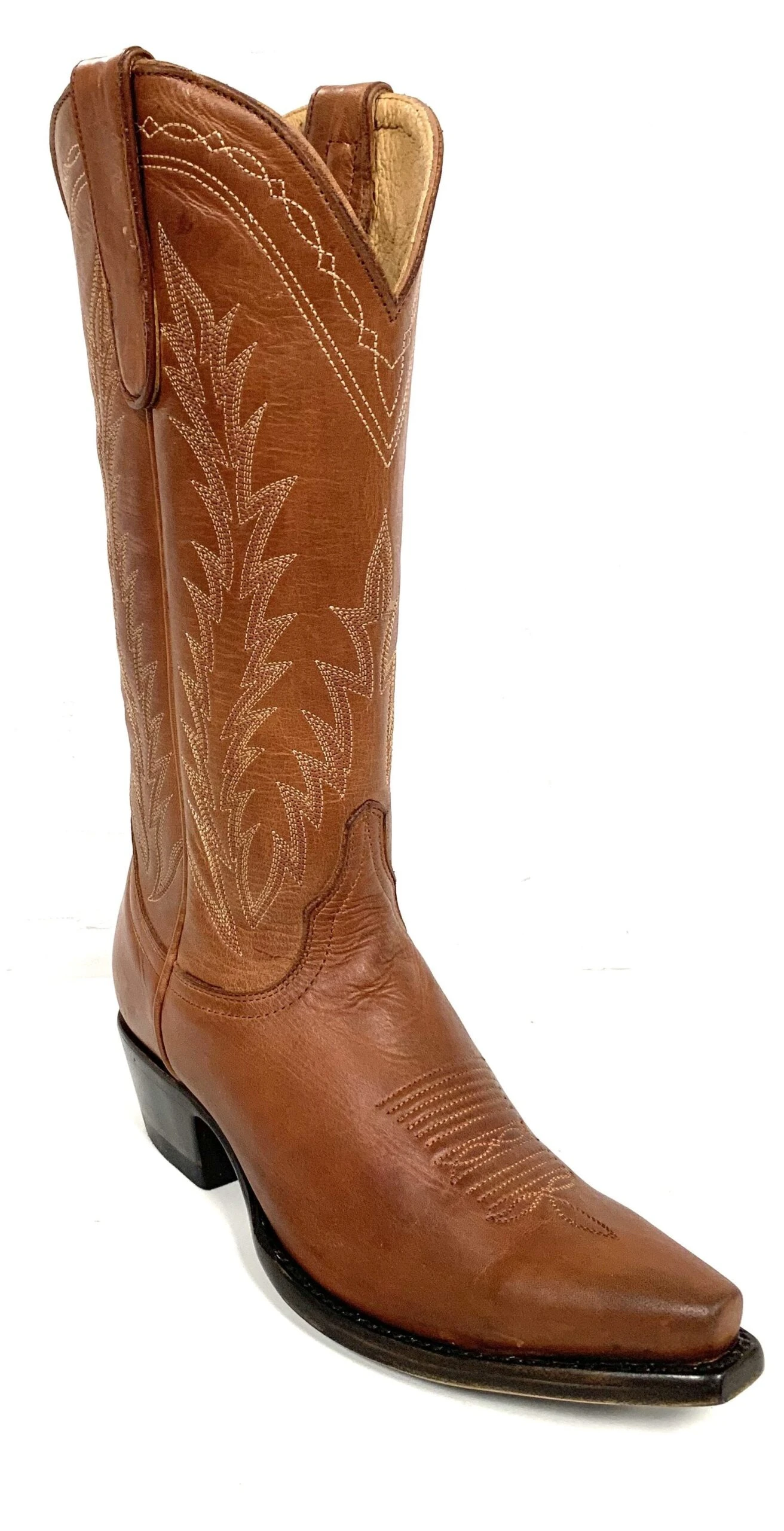 NOL012-2 Old Boot Factory Women's ALOYSIA Sugar Brass Brown Boot 4 NOL012-2 Old Boot Factory Women's ALOYSIA Sugar Brass Brown Boot - Image 2