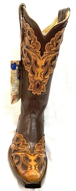 YL346-2 Yippee Ki Yay By Old Gringo Women's MACKENZIE 13” Brown Snip Toe Boot -Western Store image dfaa94a3 24b7 404a a641 d97643d3c669
