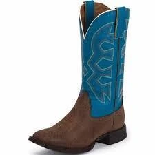 NK5050 Nocona Boots HOWDY Chocolate Pebble Kids